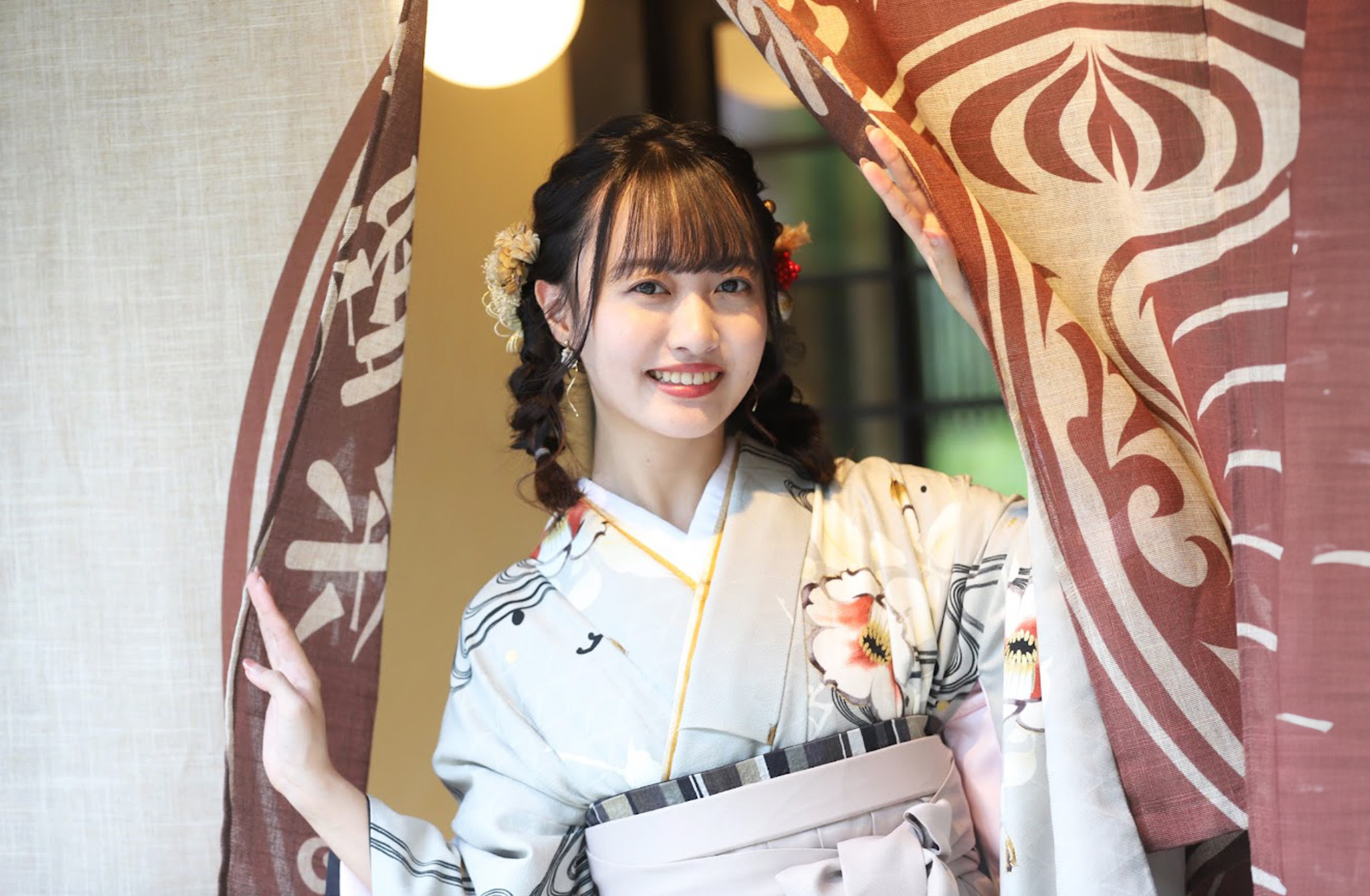 京都で人気のレンタル着物の着用イメージ01