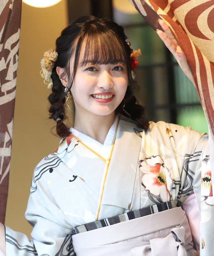 京都で人気のレンタル着物の着用イメージ01