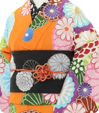 レンタル着物一例 レトロモダン