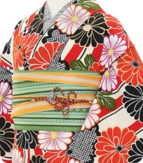 レンタル着物一例 レトロモダン