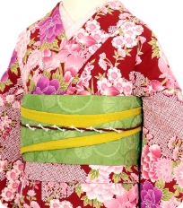 レンタル着物一例 レトロモダン