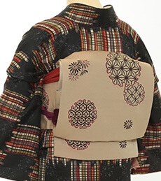 名古屋帯のレンタル着物一例