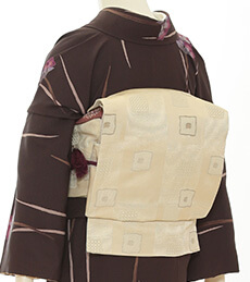 名古屋帯のレンタル着物一例