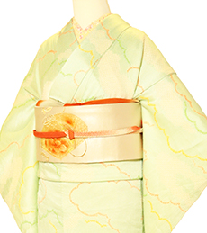 レンタル着物一例 名古屋帯 正絹・アンティーク