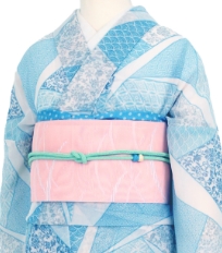 レンタル着物一例　名古屋帯 6月〜9月夏物着物