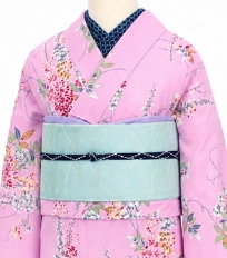レンタル着物一例　名古屋帯 6月〜9月夏物着物