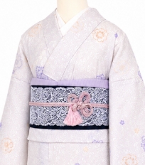 レンタル着物一例　名古屋帯 6月〜9月夏物着物