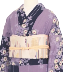 レンタル着物一例　名古屋帯 6月〜9月夏物着物