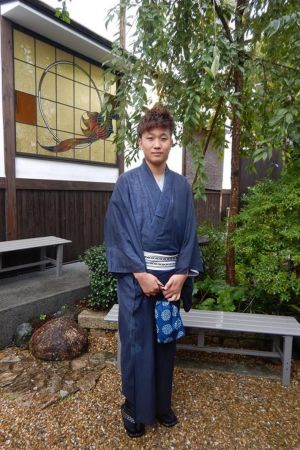 男性着物