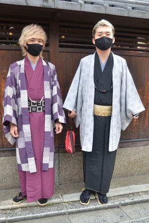 男性着物