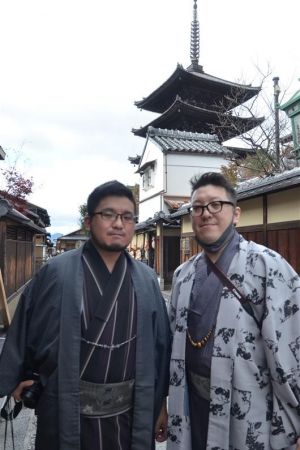 男性着物