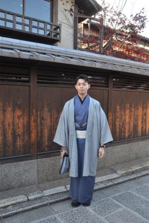 男性着物