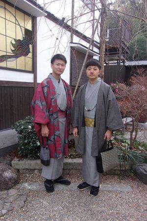 男性着物