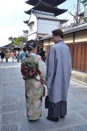 男性着物