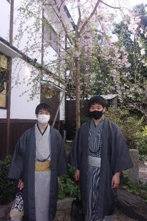 男性着物