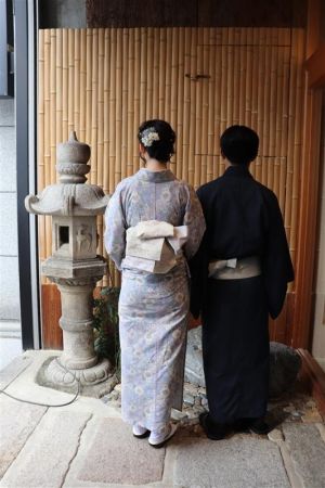 男性着物