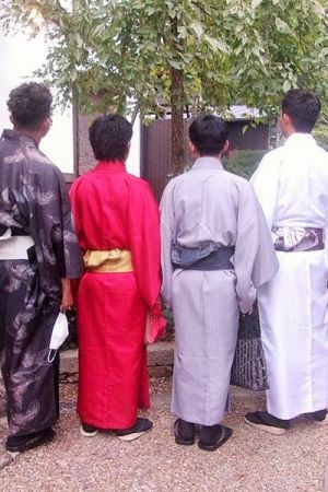 男性着物