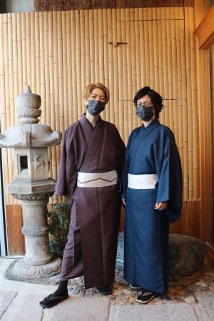 男性着物