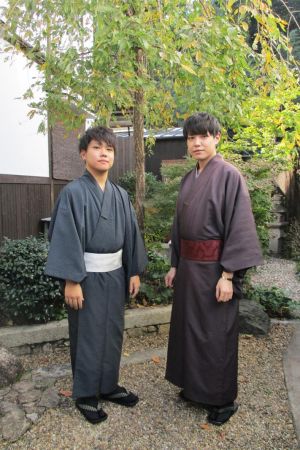男性着物