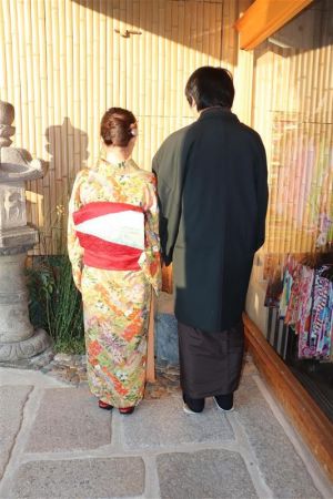 男性着物