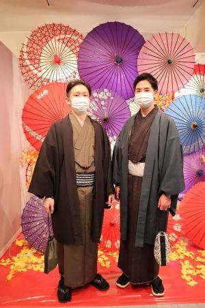 男性着物