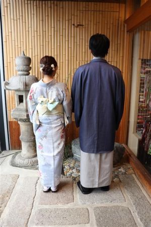 男性着物