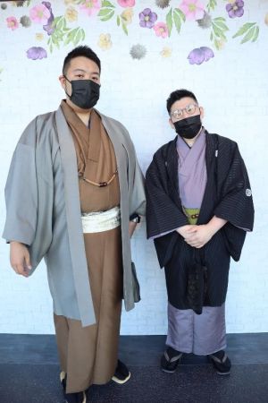 男性着物