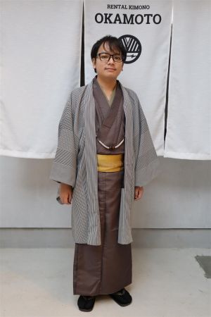 男性着物