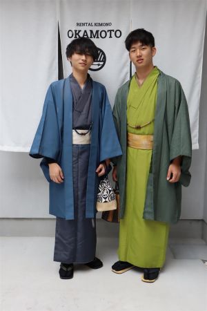 男性着物