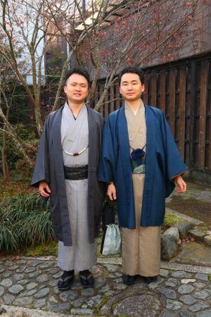 男性着物