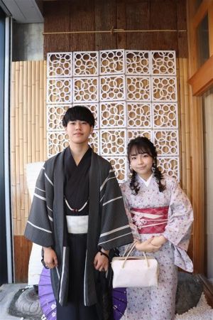 男性着物