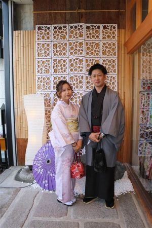 男性着物
