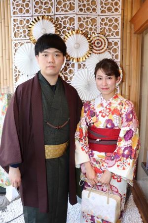男性着物