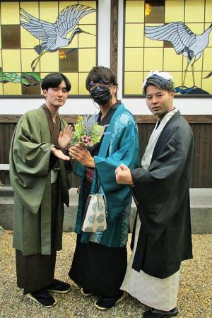 男性着物