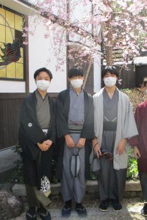 男性着物