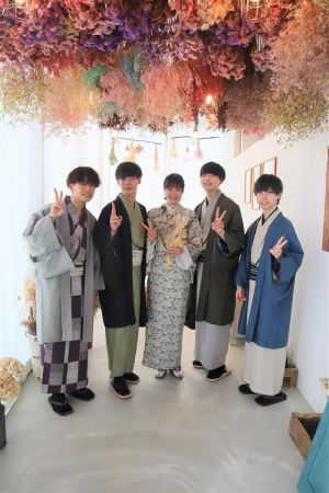 男性着物