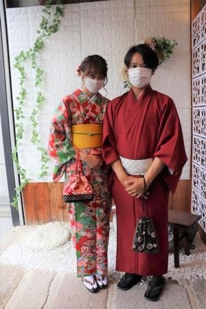 男性着物