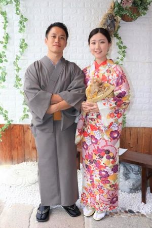 男性着物