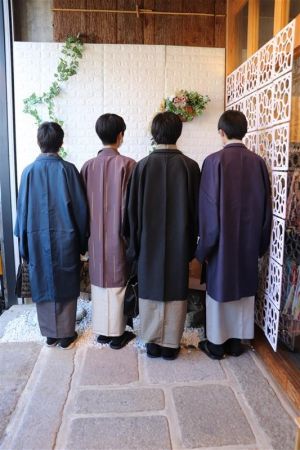 男性着物