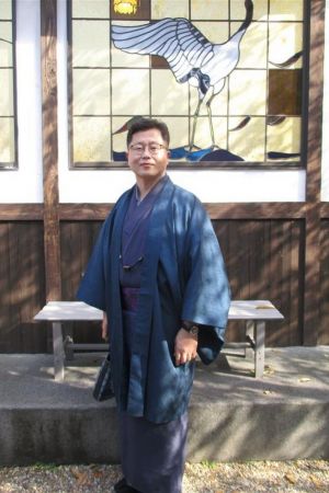 男性着物