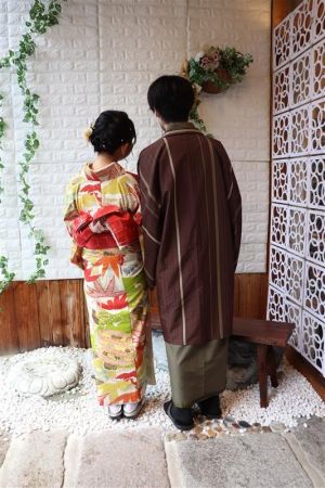 男性着物