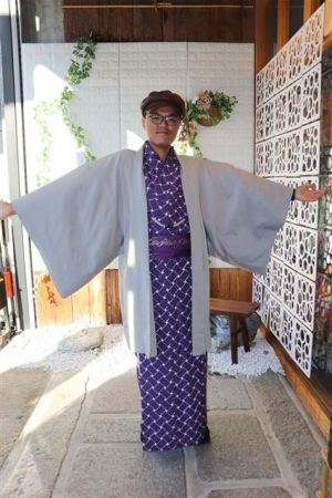男性着物