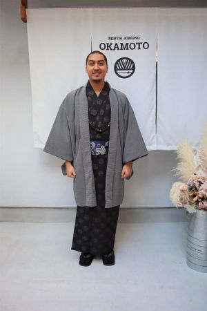 男性着物
