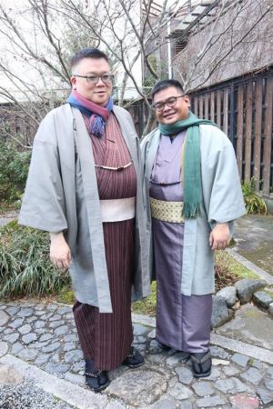 男性着物