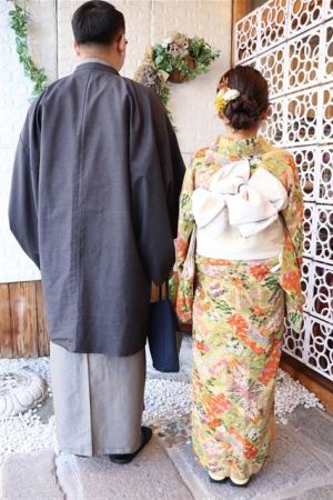 男性着物