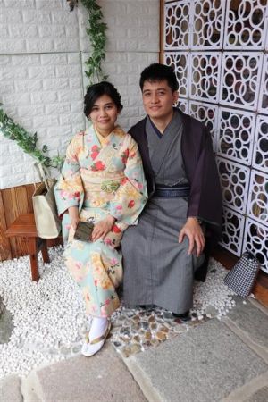 男性着物