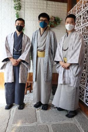 男性着物
