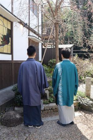 男性着物