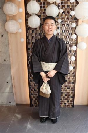 男性着物