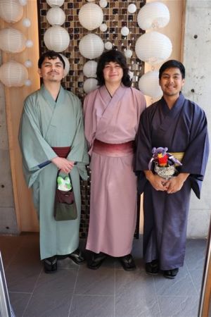男性着物